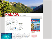 Tablet Screenshot of kanadamagazin.com